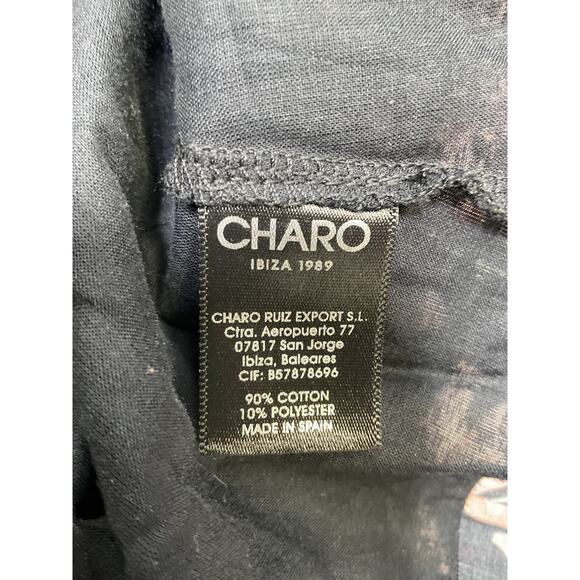 Charo Ruiz 'Melia' Black Cotton Dress Size M - Picture 5 of 5